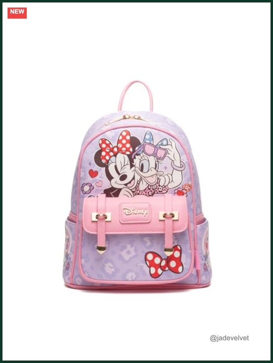 Disney Minnie Mouse Daisy Duck Vegan Leather Mini Daypack Backpack main image 5